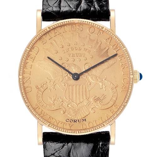 Photo of Corum 20 Dollars Double Eagle Yellow Gold Coin Manual Mens Watch 4414556