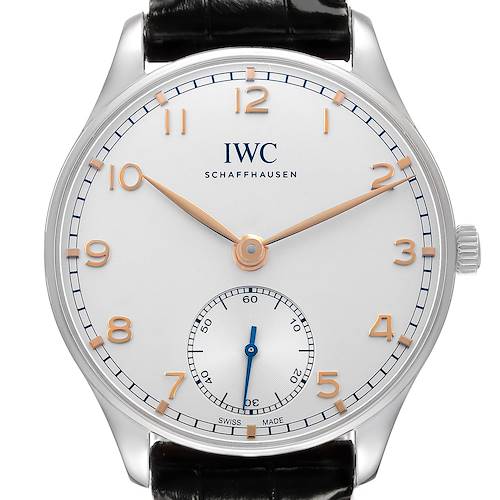 Photo of IWC Portugieser Automatic Steel Silver Dial Mens Watch IW358303